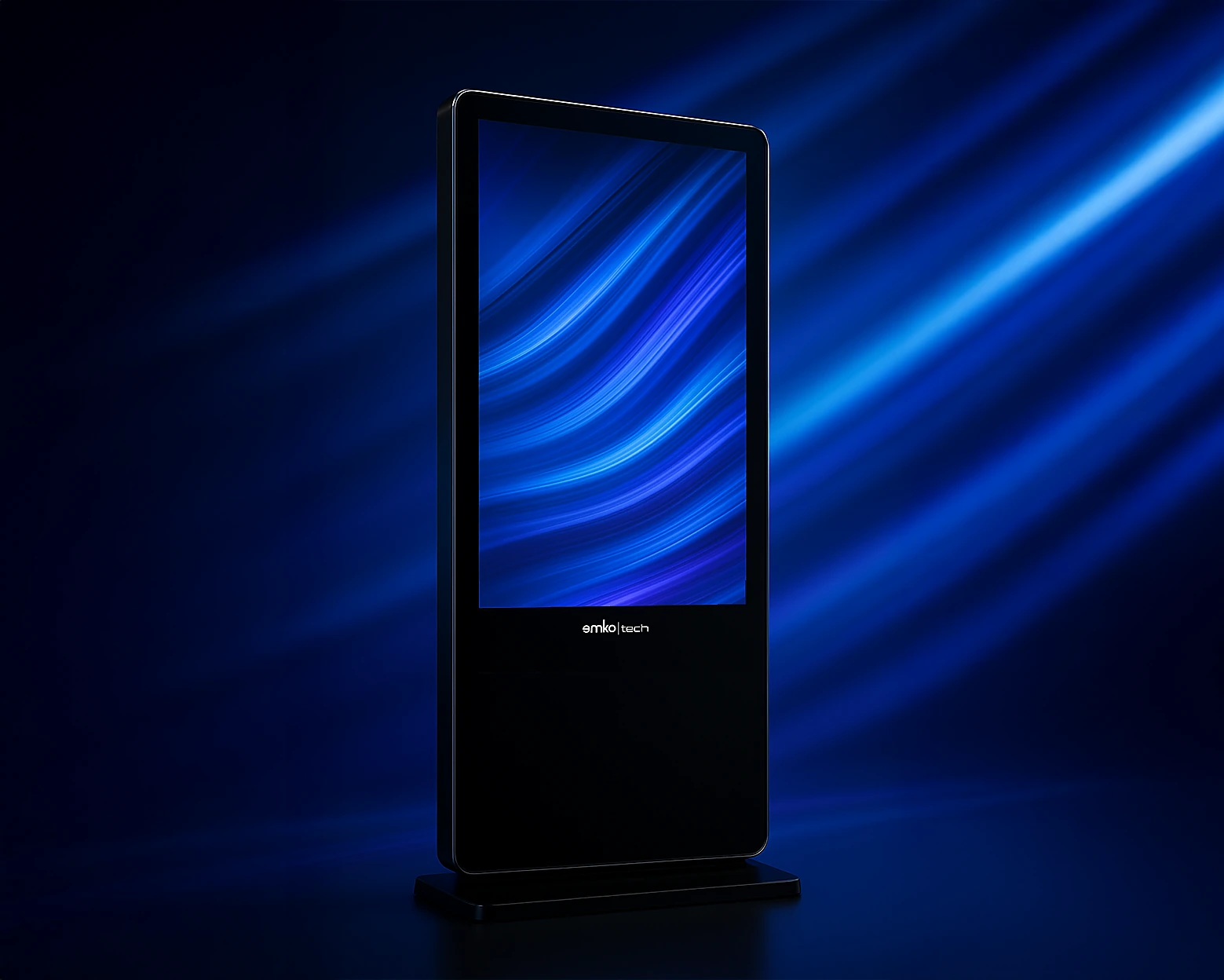İnce tasarımlı EmkoTech Touch Kiosk
