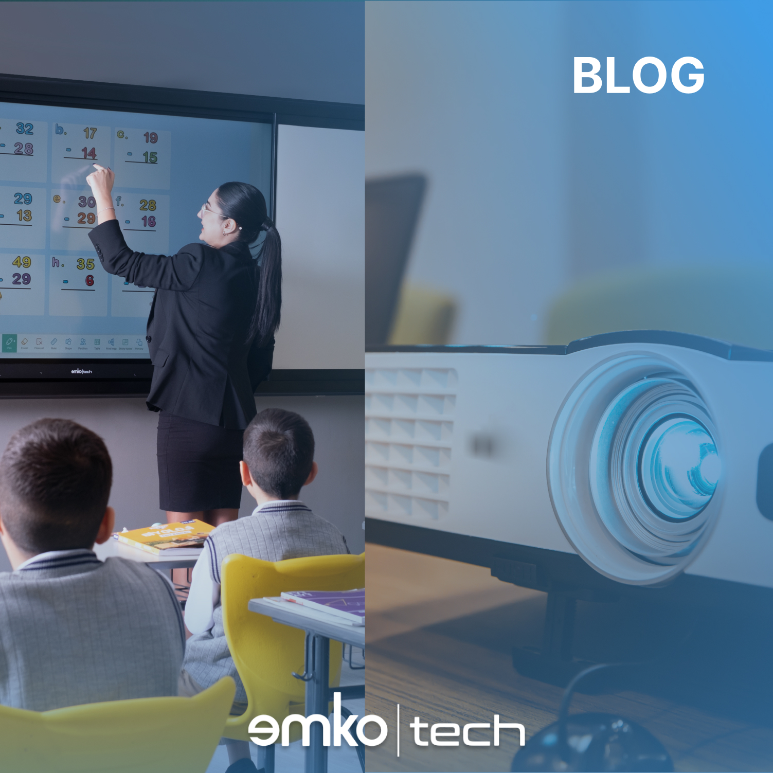 EmkoBoard Akıllı Tahta mı, Projeksiyon Cihazı mı? Doğru Yatırımı Yapın!