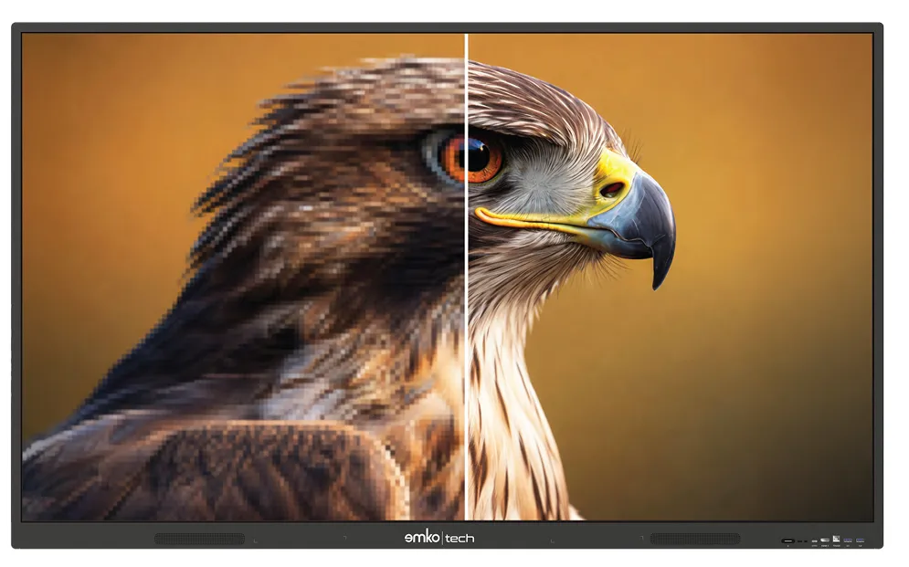 4K akıllı tahta görüntü örneği