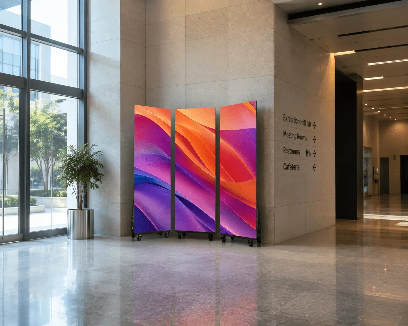 İç Mekân LED Poster yüksek görüntü performansı