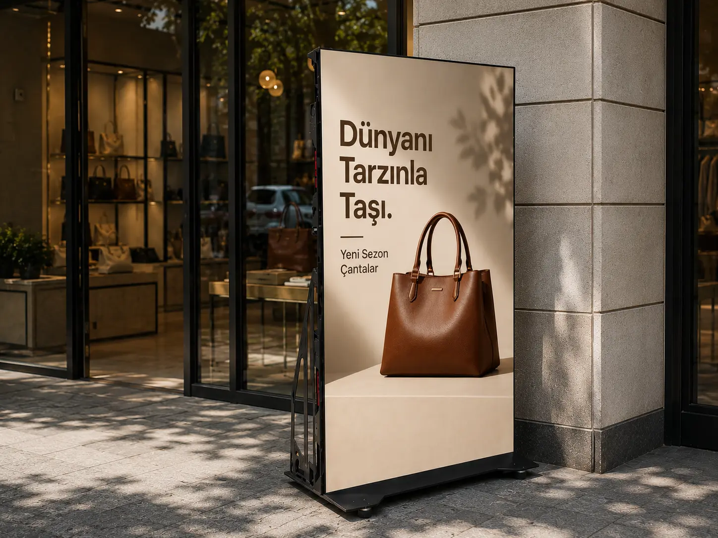 Dış Mekân LED Poster yüksek görüntü performansı