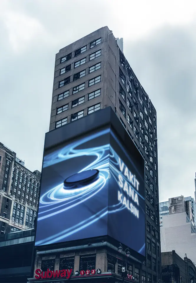 Bina cephesinde büyük ölçekli outdoor LED Wall