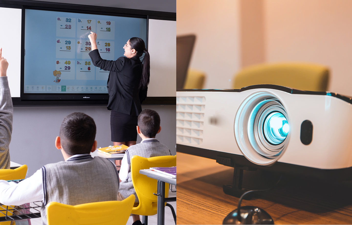 EmkoBoard Akıllı Tahta mı, Projeksiyon Cihazı mı? Doğru Yatırımı Yapın!